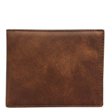 Bi Fold Wallet - Brown Distressed