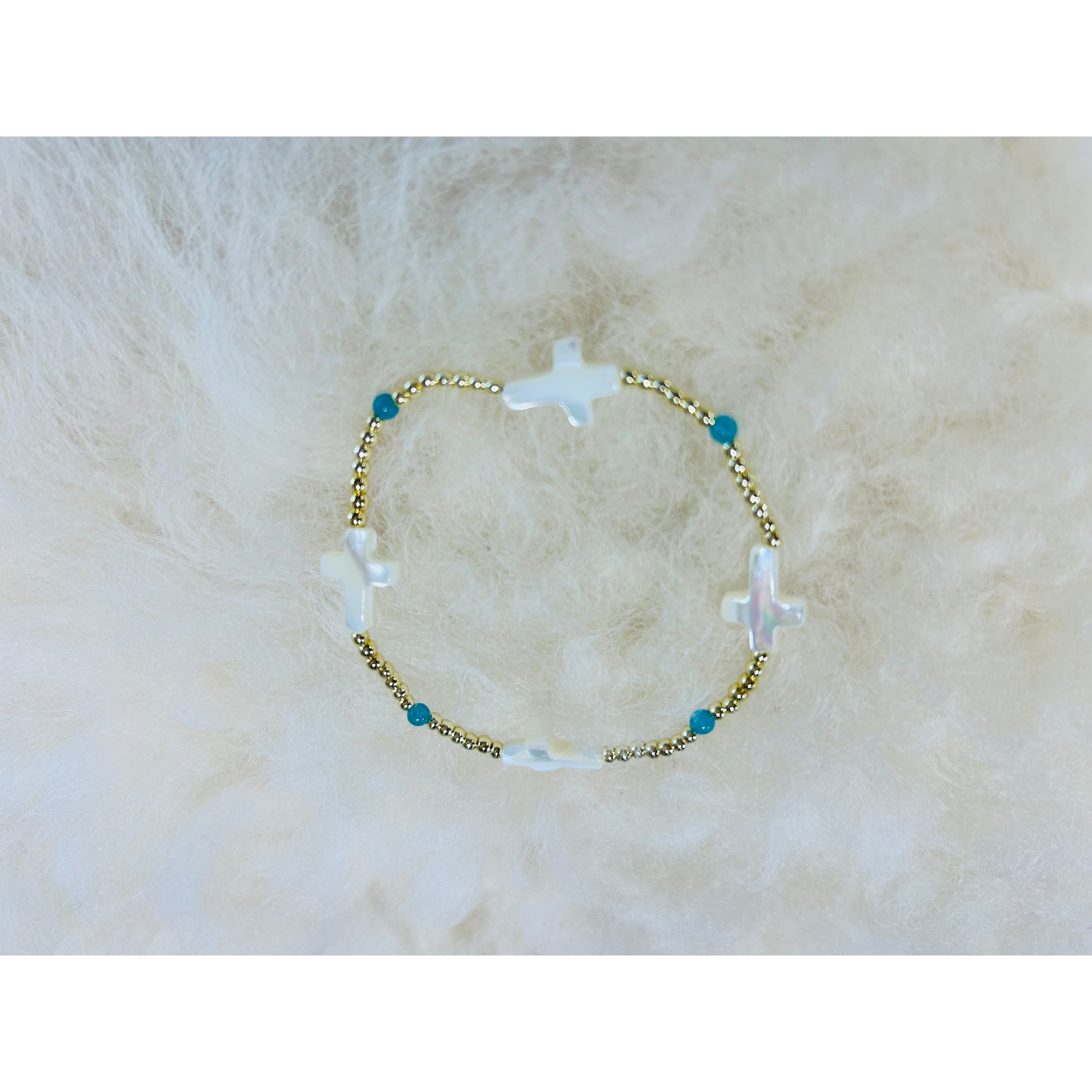 Coastal Grit Island Girl Prayer Bracelet