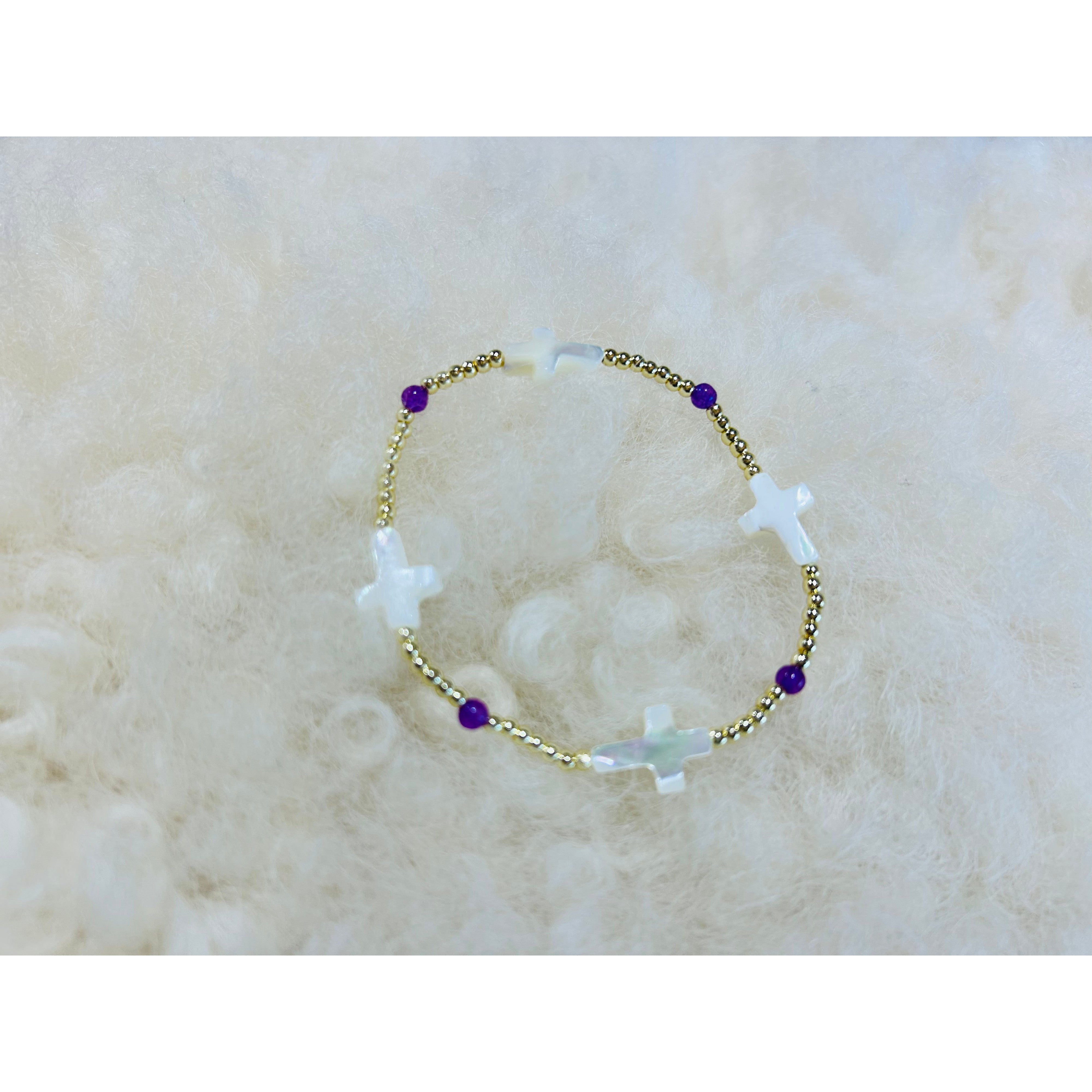 Coastal Grit Island Girl Prayer Bracelet