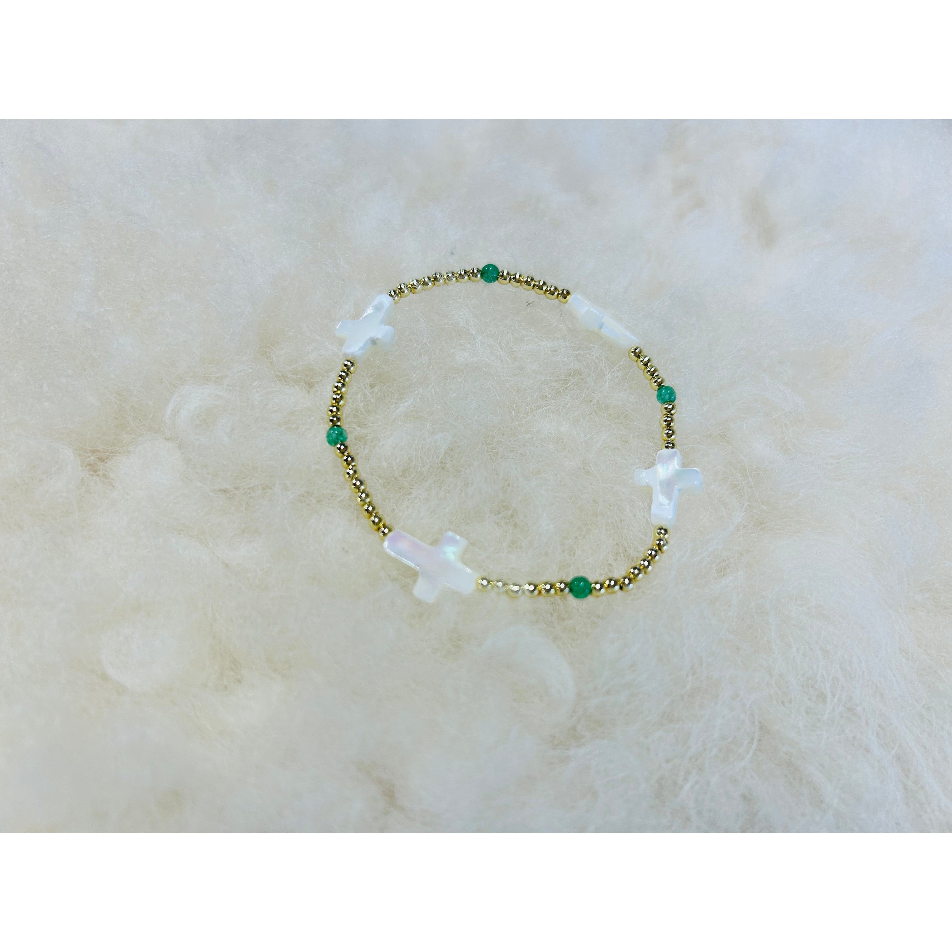 Coastal Grit Island Girl Prayer Bracelet