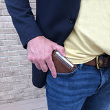 Credit Card Sleeve - Brown Distressed
