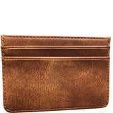 Credit Card Sleeve - Brown Distressed