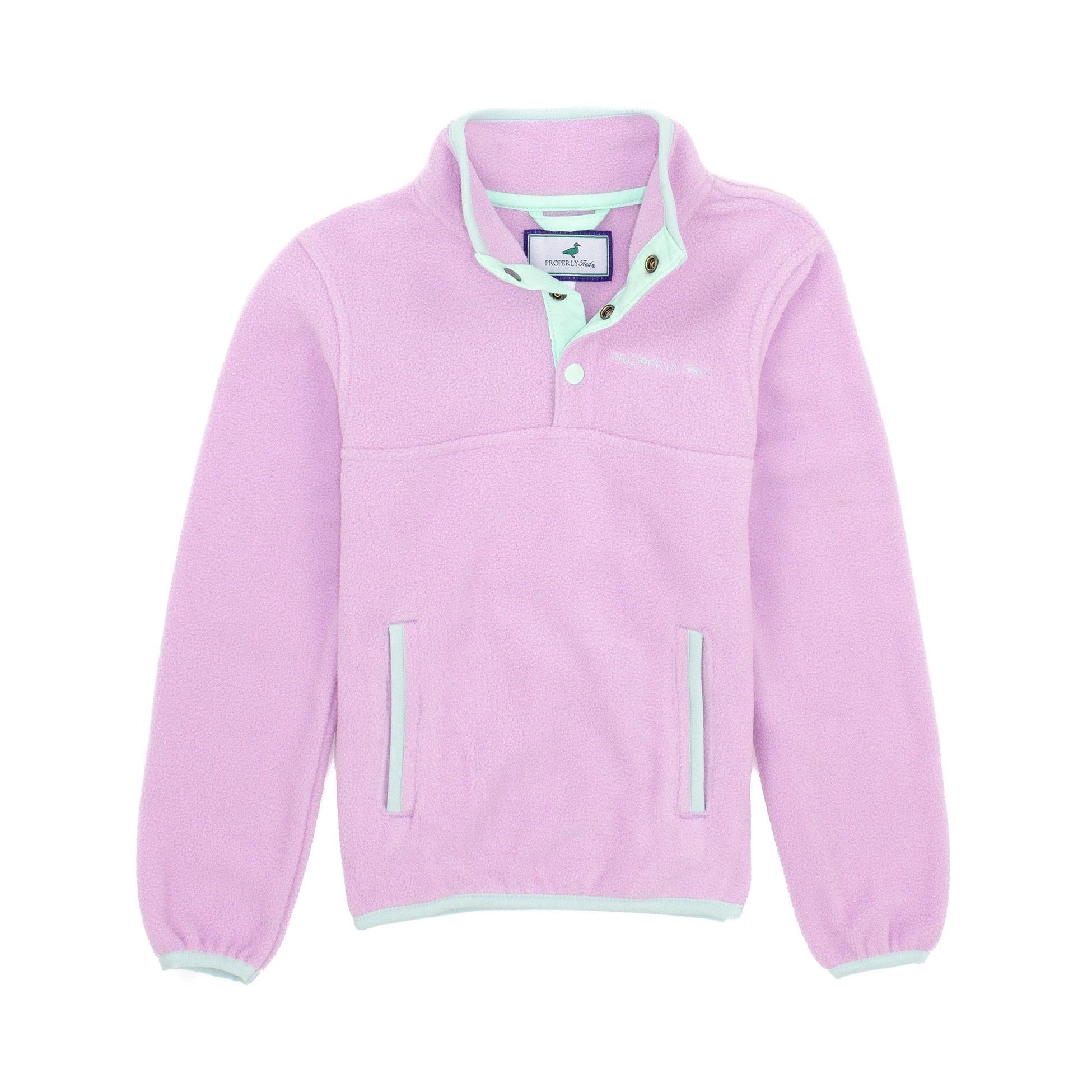 Girls Luna Pullover - Wisteria