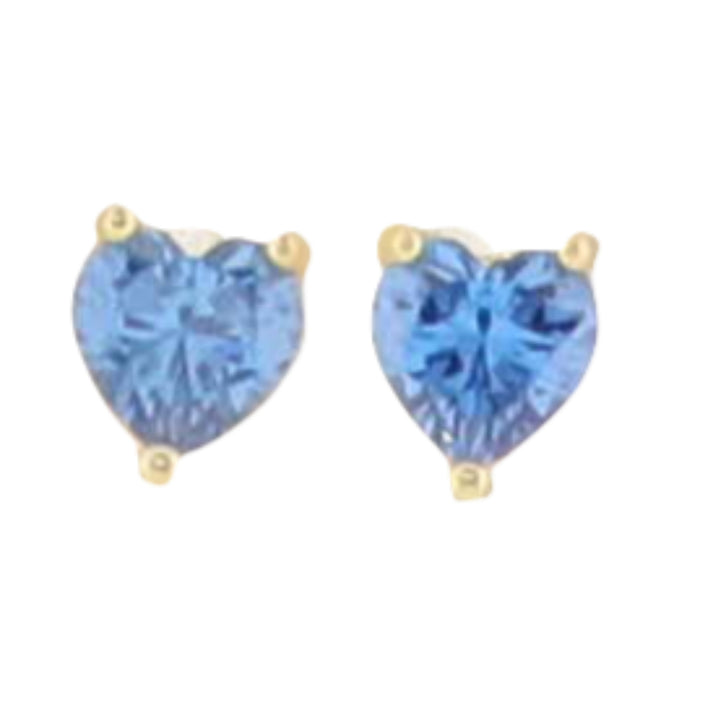 Kids 18K Plated Earrings- Birthstone