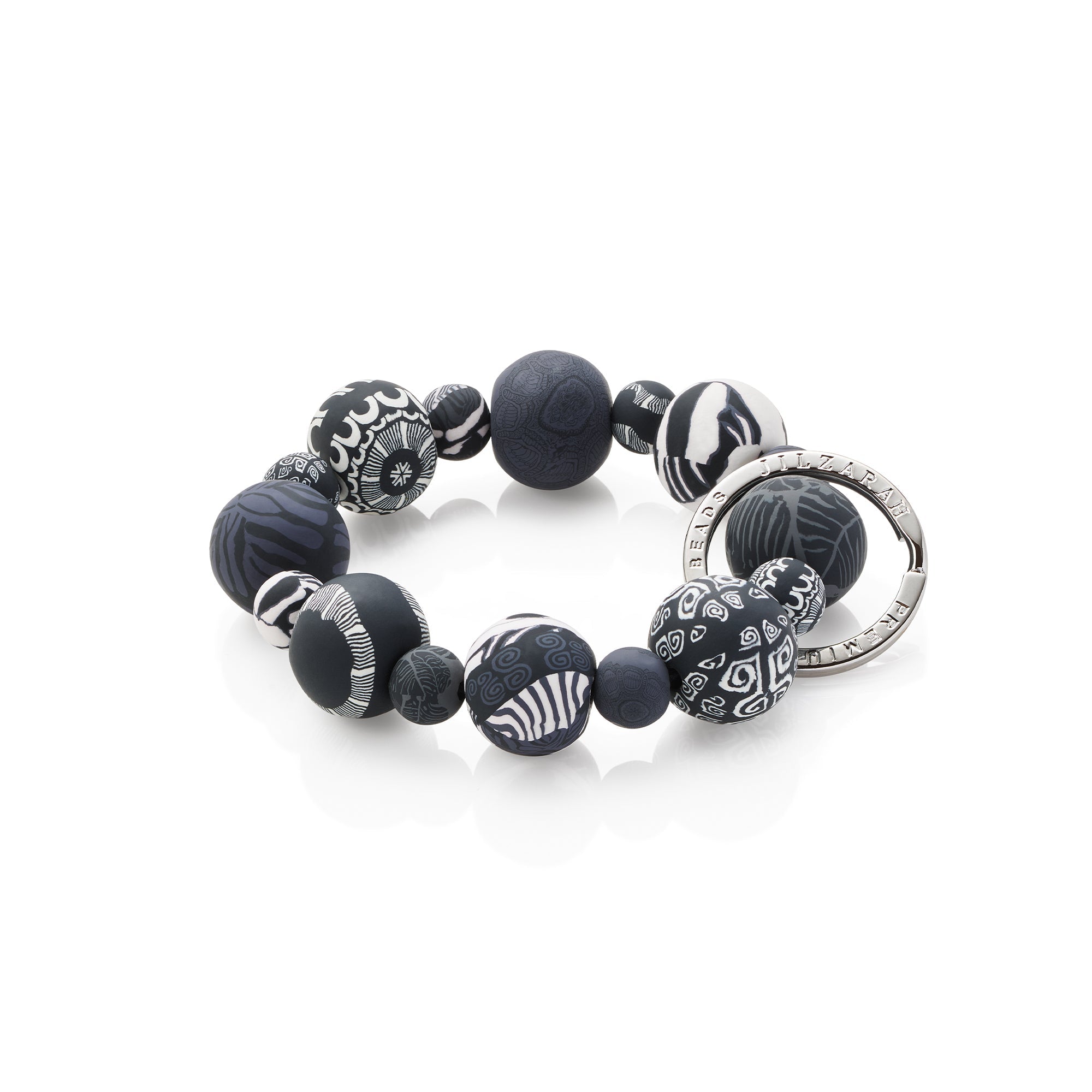 Large Bead Wrist Keychain