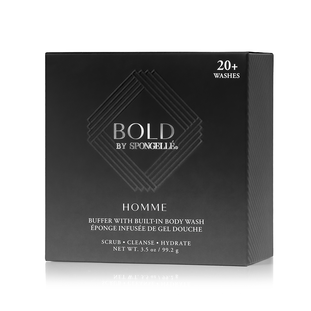 Men's Homme Body Wash Infused Buffer Sponge