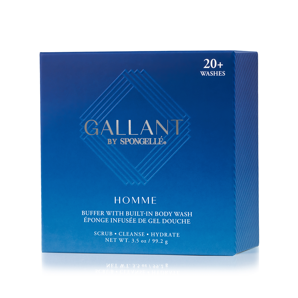 Men's Homme Body Wash Infused Buffer Sponge