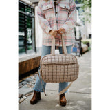 Quilted Duffel Weekender Bag