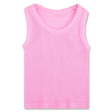 Rose Cropped Smocked Racerback Tank Top