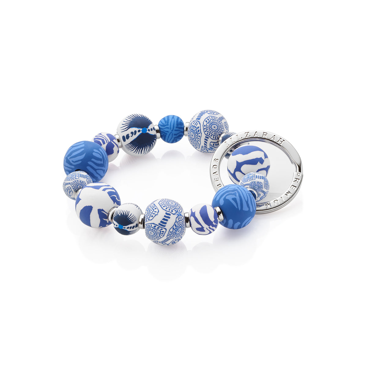 Small Bead Wrist Keychain
