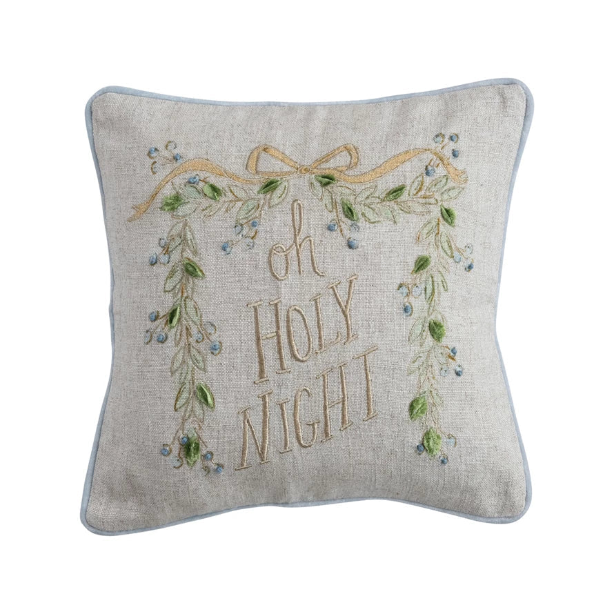 16" Square Pillow - Oh Holy Night