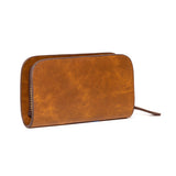 Leather Manicure Set - Brown