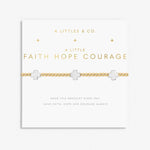 A Little | 'Faith Hope Courage' Bracelet