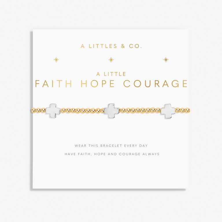 A Little | 'Faith Hope Courage' Bracelet