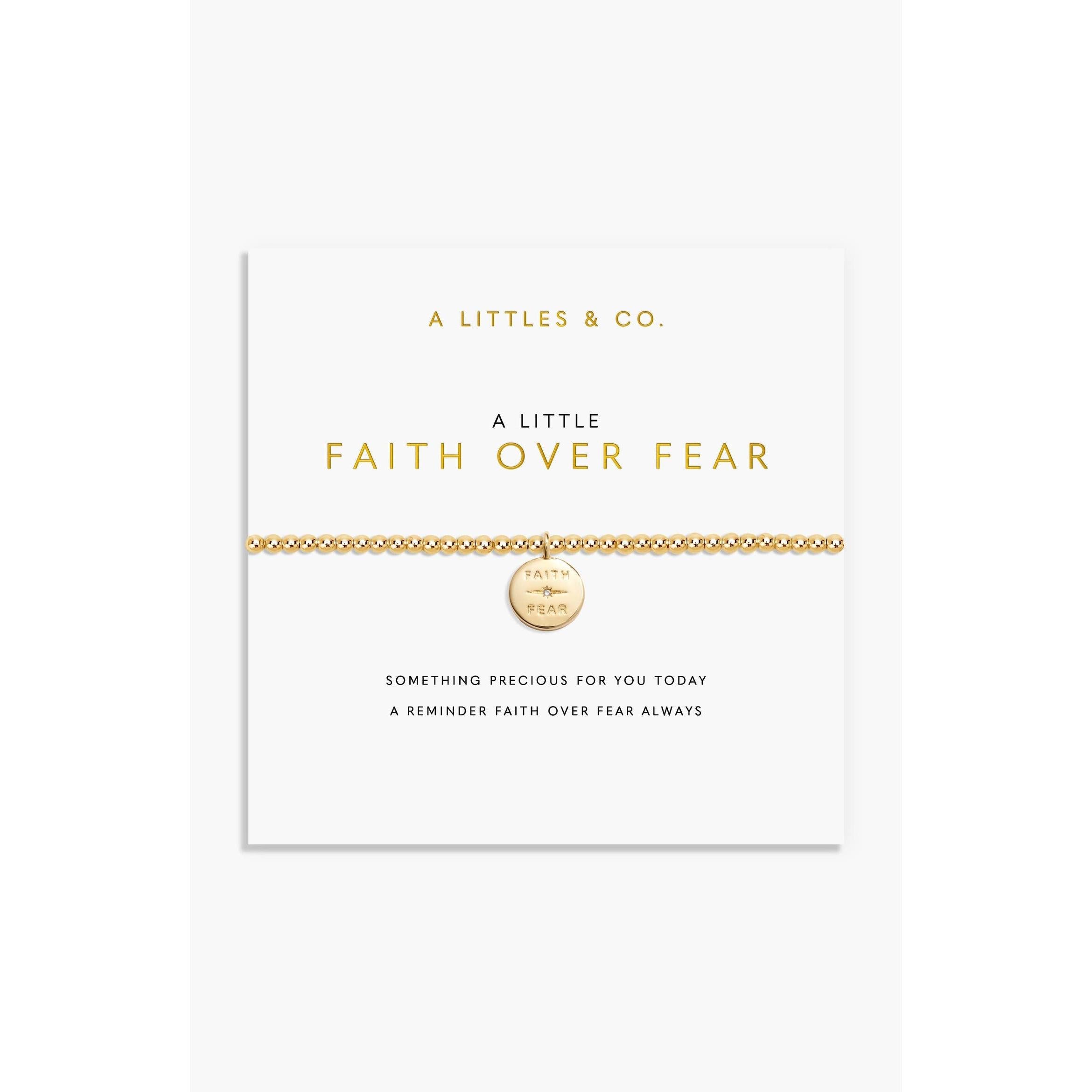 A Little | 'Faith Over Fear' Bracelet