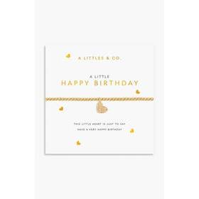 A Little | 'Happy Birthday' Bracelet