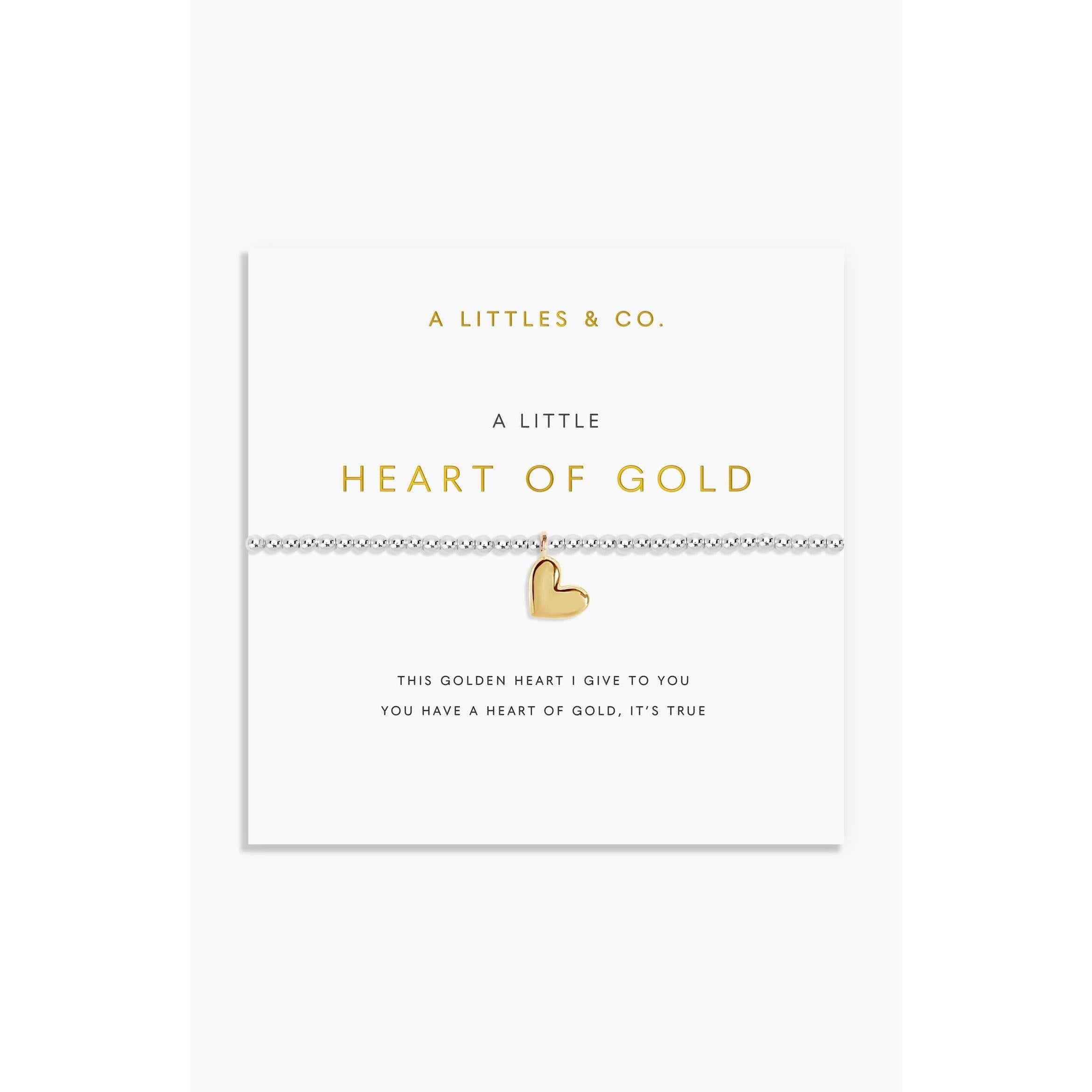 A Little | 'Heart of Gold' Bracelet