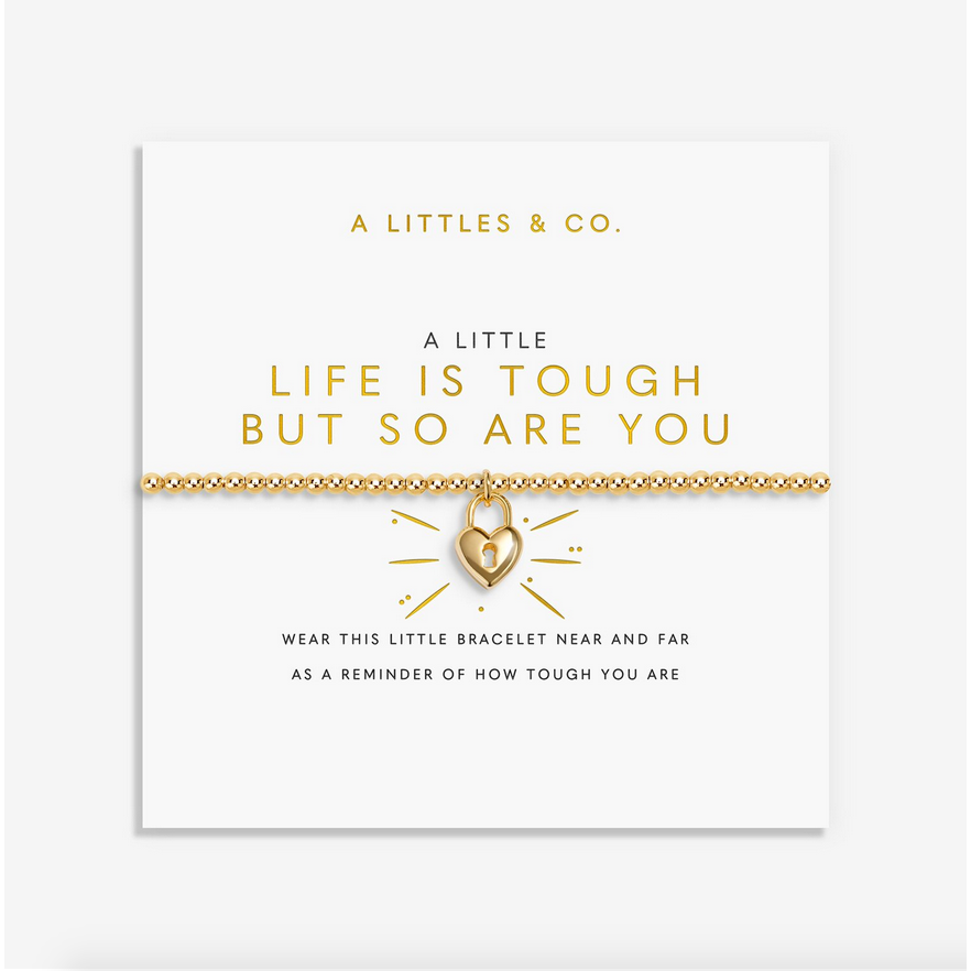 A Little | 'Life Is Tough But So Are You' Bracelet