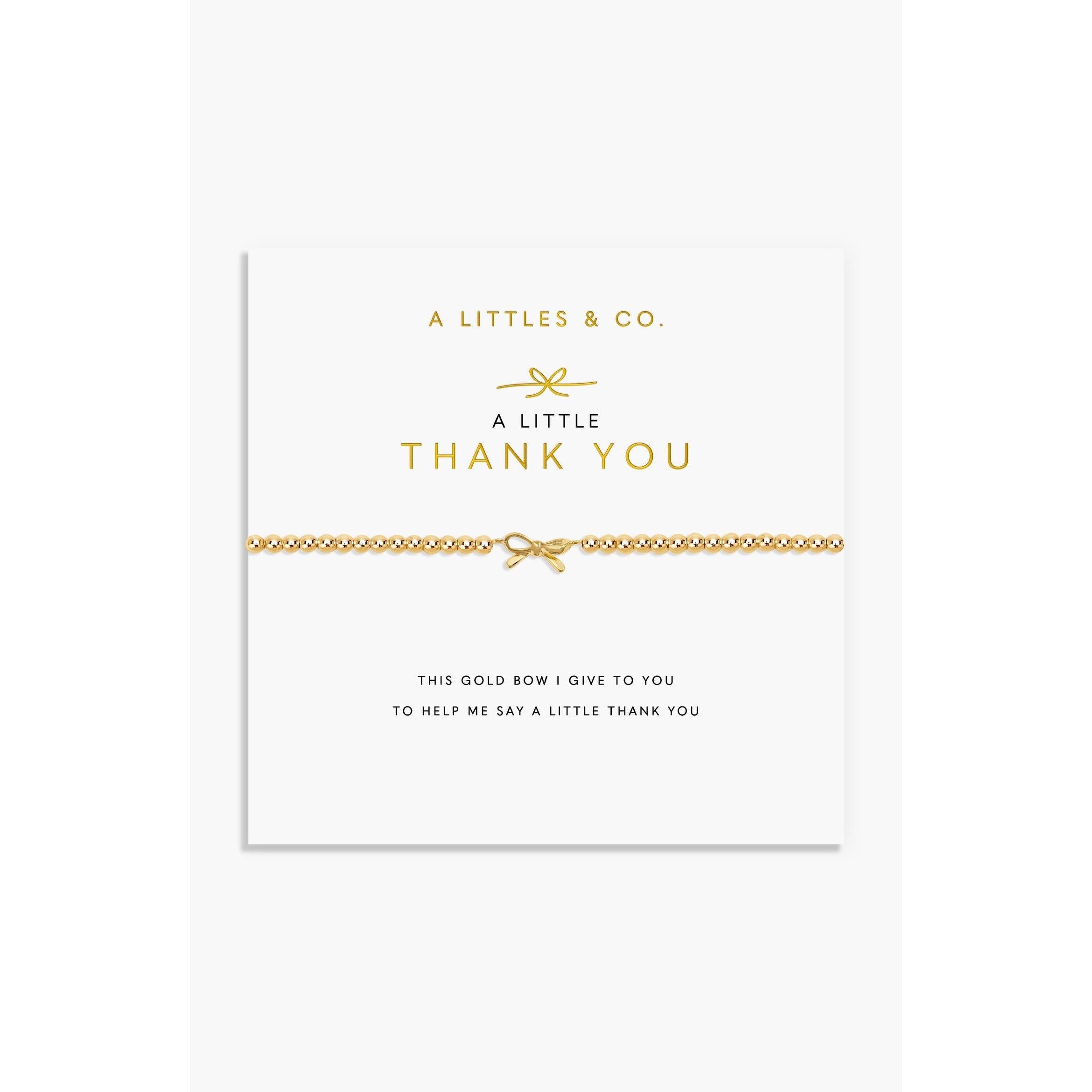 A Little | 'Thank You' Bracelet