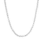 Add Charm Cable Chain Necklace - Silver