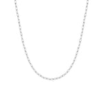 Add Charm Paperclip Chain Necklace - Silver