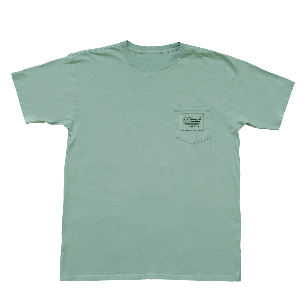 American Co Augusta Traditions SS Tee - Aquafoam