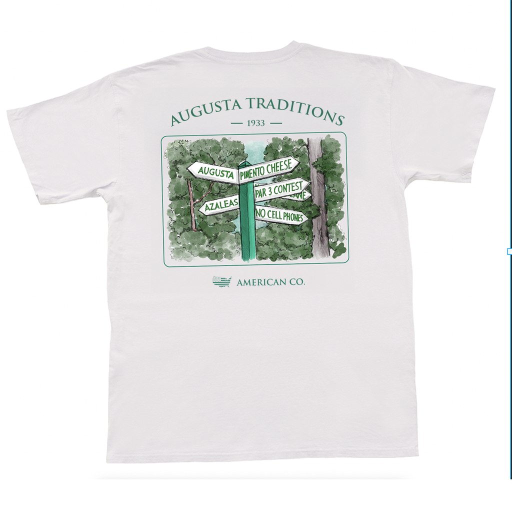 American Co Augusta Traditions SS Tee - Oyster