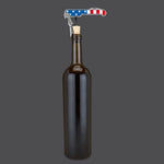 American Flag Stainless Steel Corkscrew
