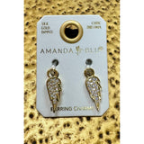 Angel Wing Earring Charm - Gold