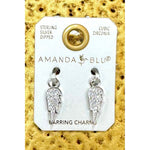 Angel Wing Earring Charm - Silver