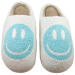 Aqua Happy Face Slippers