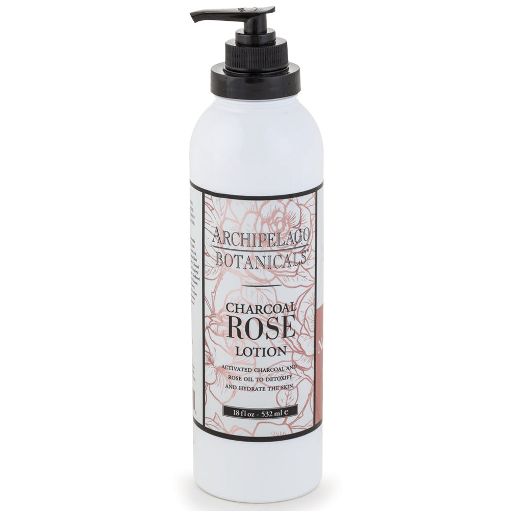 Archipelago Charcoal Rose Lotion - 18oz.