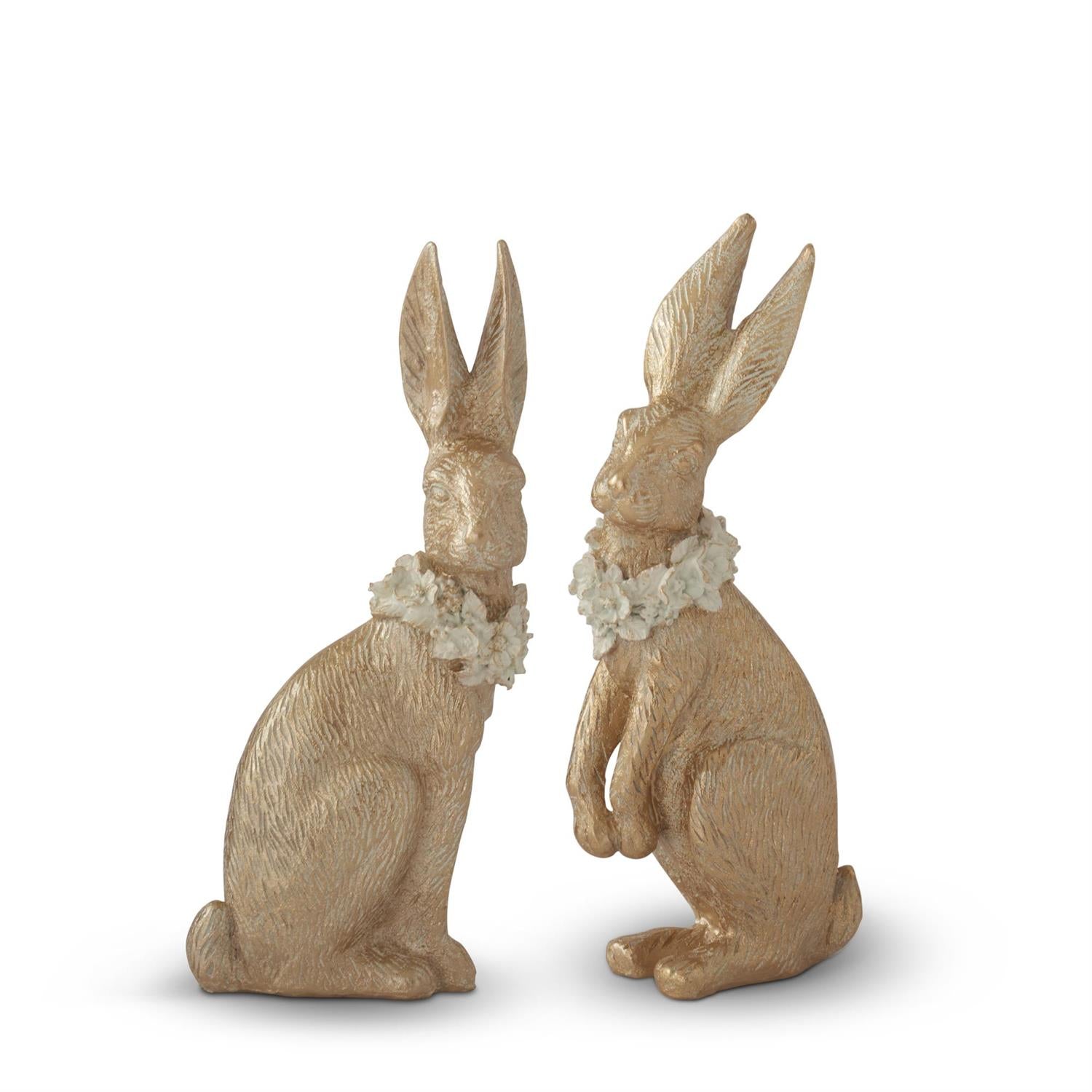 Assorted Gold Resin Easter Bunny