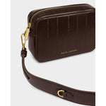 Avery Small Crossbody Bag | Chocolate Eel