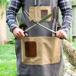 BBQ Butler Apron Gray