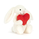 Bashful Red Love heart Bunny Little