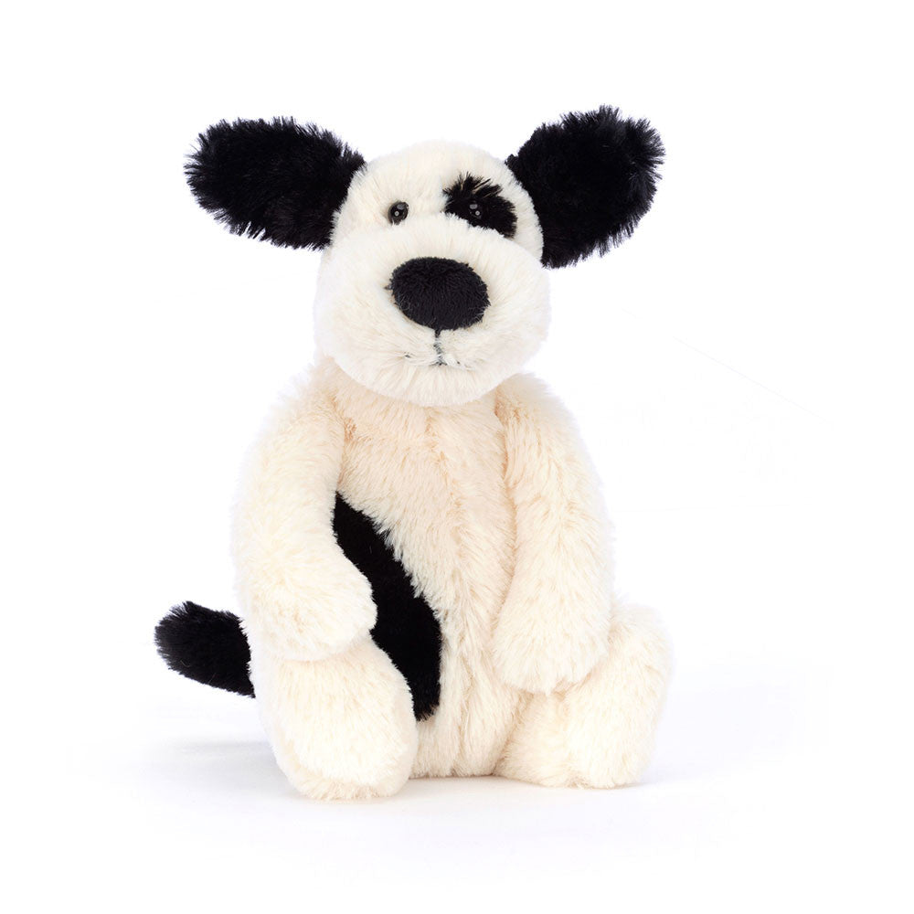 Bashful Rufferty Black & Cream Puppy Small