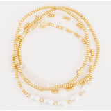 Beautifully Beaded Bracelet Stack