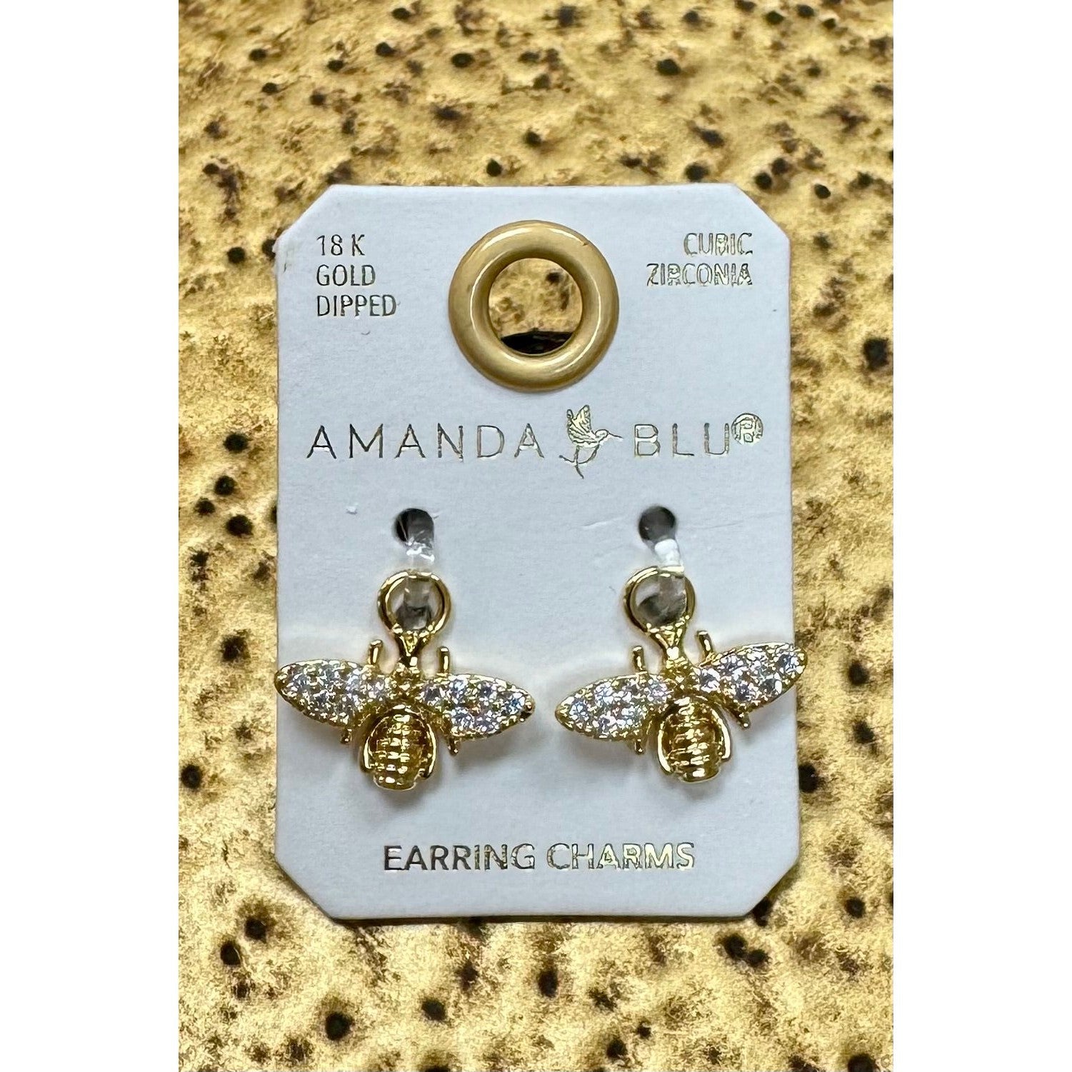 Bee Earring Charm - Gold