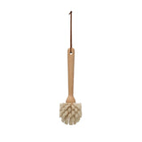 Beech Wood Dish Brush w/ Leather Strap