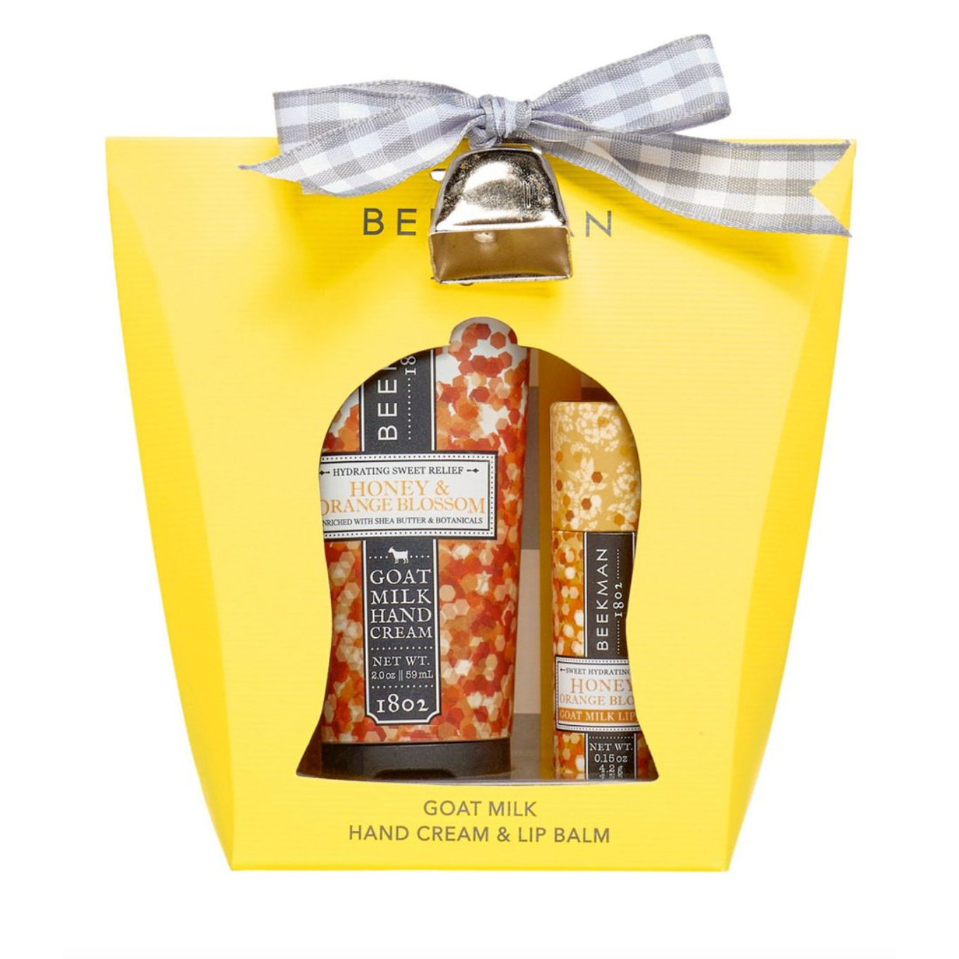 Beekman Honey & Orange Blossom Hand Cream & Lip Balm Set