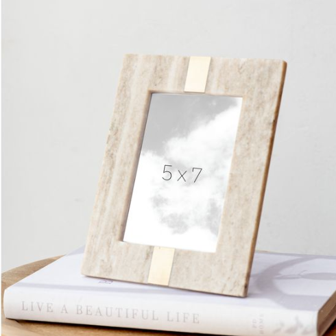 Beige Marble Frame - 5x7