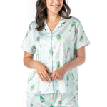 Best of the Brunch Satin Pajama Set