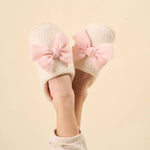 Betty Bow Blush Slippers