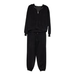Black Scuba Pants Set