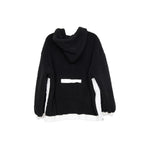 Black Sherpa Fleece Pullover