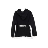 Black Sherpa Fleece Pullover