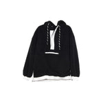 Black Sherpa Fleece Pullover