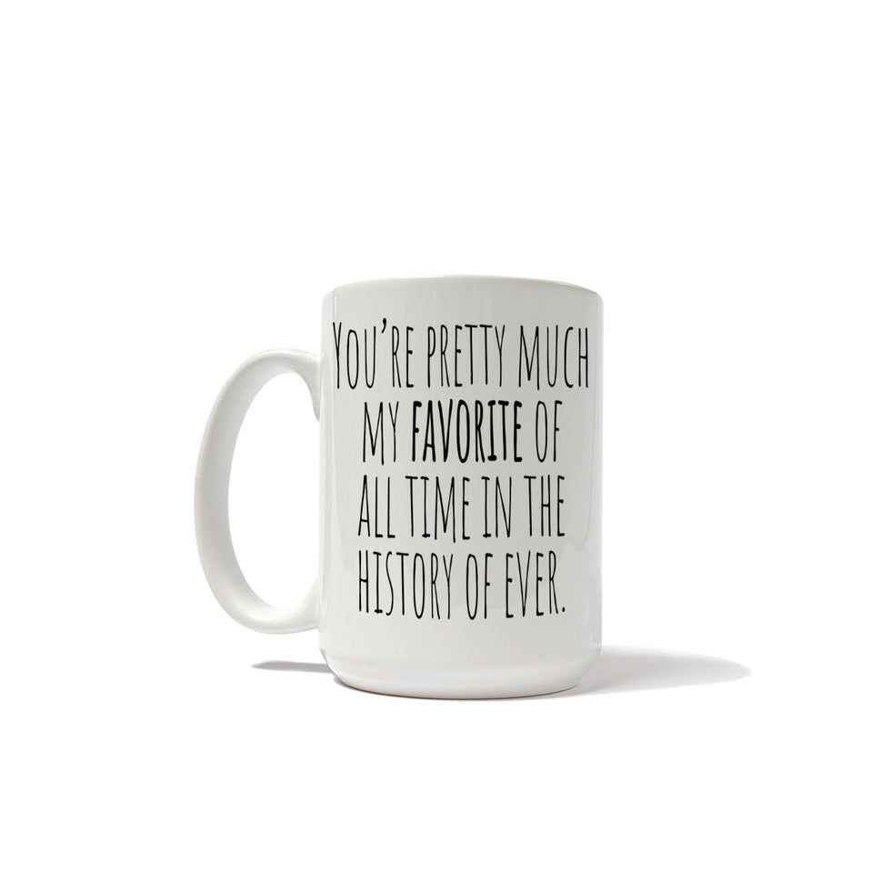 Black/White Quote Mug