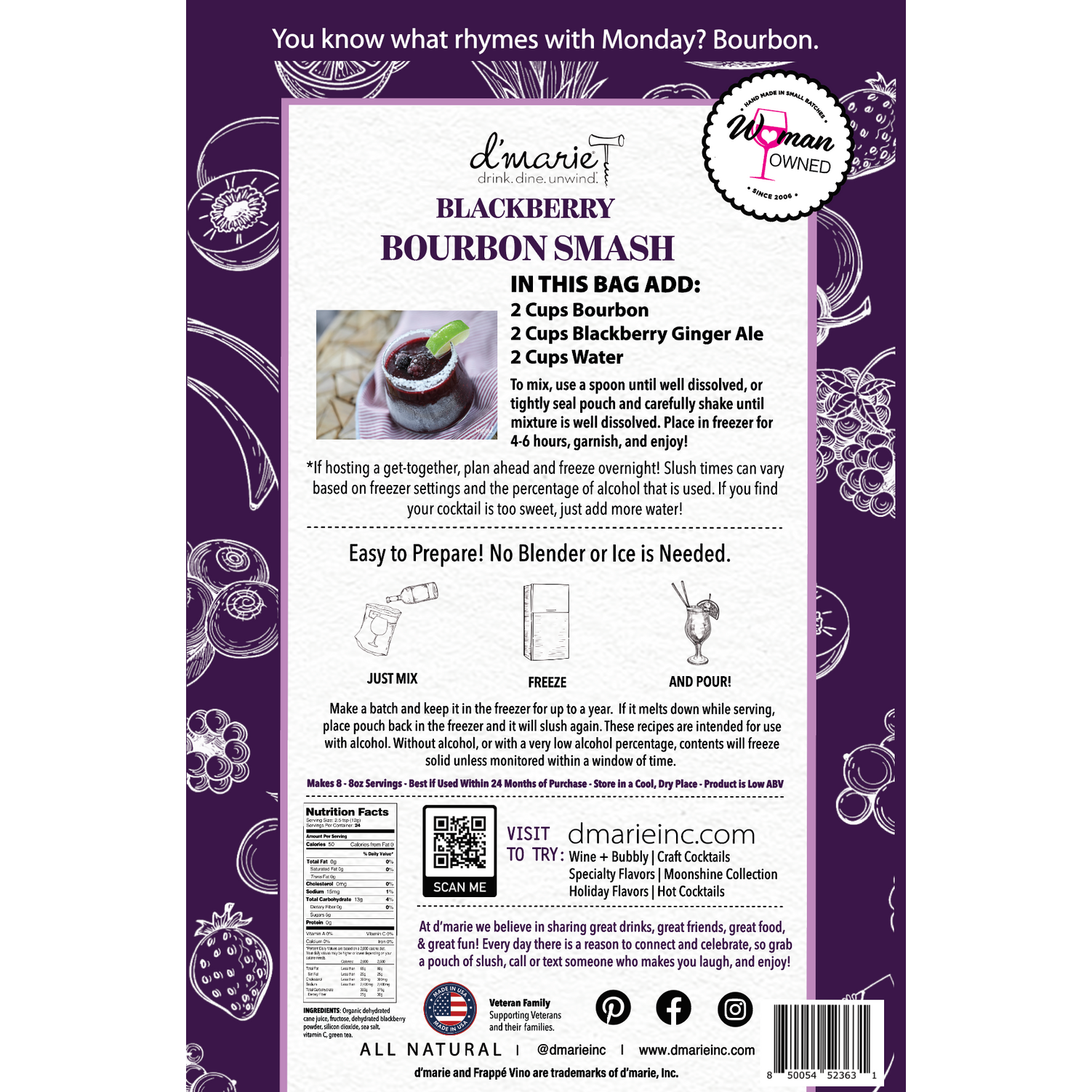 Blackberry Bourbon Smash